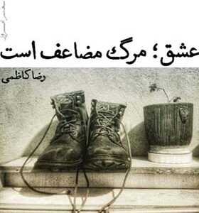 کتاب عشق مرگ مضاعف است اثر رضا کاظمی