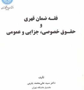 کتاب فقه ضمان قهری و حقوق خصوصی جزایی و عمومی اثر علی محمد یثربی انتشارات دانشگاه تهران