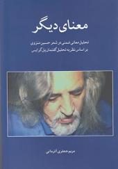 کتاب معنای دیگر تحلیل‌‌‌ ضمنی‌ در‌ شعر‌ منزوی